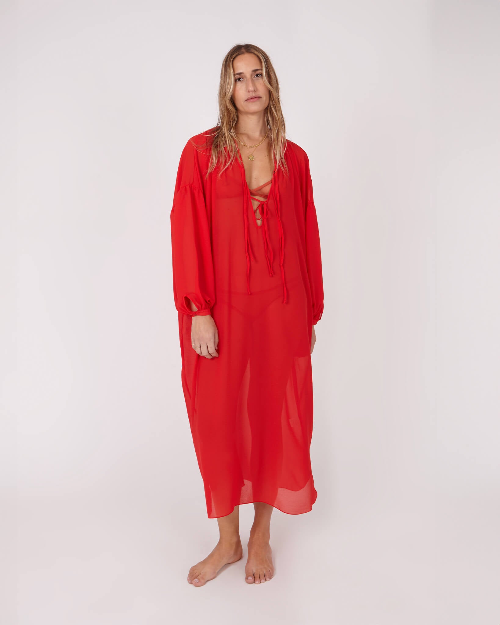 POSIDONIA TUNIC - Red